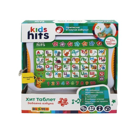 KIDS HITS HIT TABLET ZABAVNA ABECEDA SRB KH1003