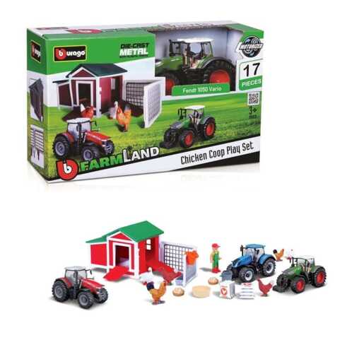 BBURAGO FARMLAND SET CHICKEN COOP SA TRAKTOROM