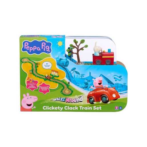 PEPPA PIG WHIZZ AROUND CLICKETY CLACK VLAKIĆ SET TO8344