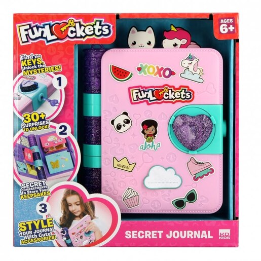 KIDZ DELIGHT KDS20220 FUNLOCKETS TAJNI DNEVNIK