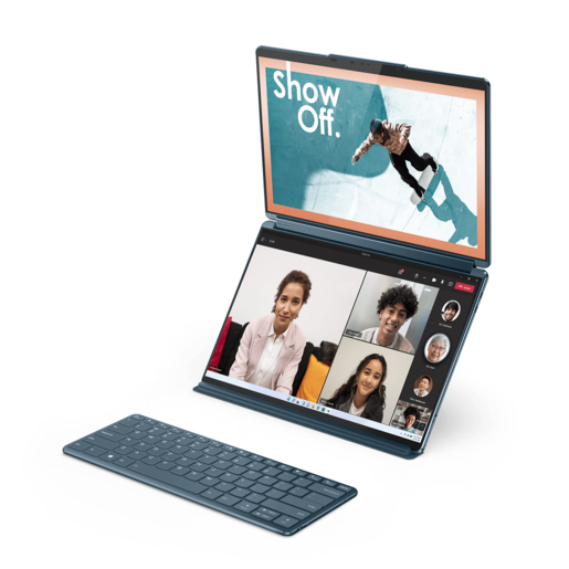 Lenovo Yoga Book 9 14IAH10, 83KJ000RRM, 14" 2.8K OLED Touch 120Hz, Intel Core Ultra 7 255H, 32GB RAM, 1TB PCIe NVMe SSD, Intel Arc Graphics, Windows 11 Pro, laptop