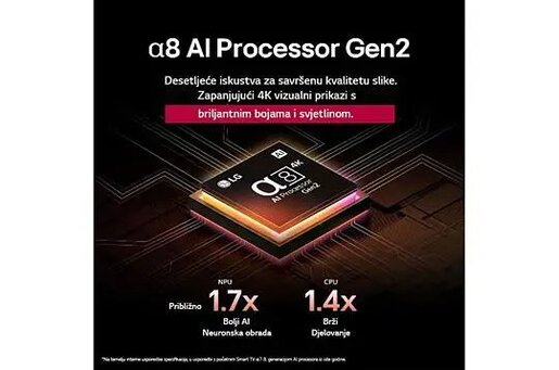 LG QNED televizor 75QNED85A3C , 4K Ultra HD, Smart TV, WebOS 24, α5 AI Processor 4K Gen7, ThinQ AI, Magični daljinski, Crni