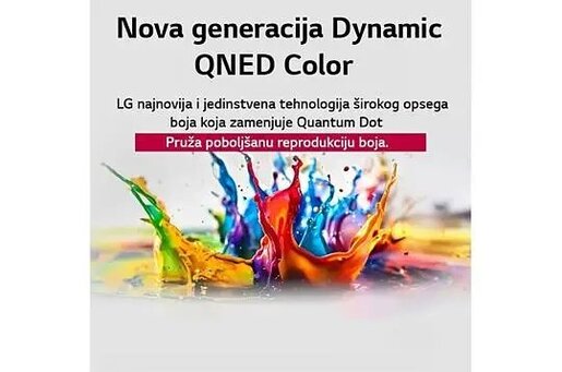 LG QNED televizor 75QNED85A3C , 4K Ultra HD, Smart TV, WebOS 24, α5 AI Processor 4K Gen7, ThinQ AI, Magični daljinski, Crni