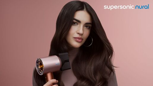Dyson fen za kosu Supersonic Nural HD16 Amber Silk/Pink Champagne Curly+Coily Limited Edition