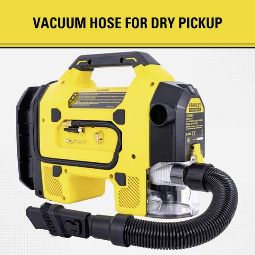 Stanley 3 u 1 kompresor/puhalo/usisivač sa baterijom i punjačem SXVI02001-A