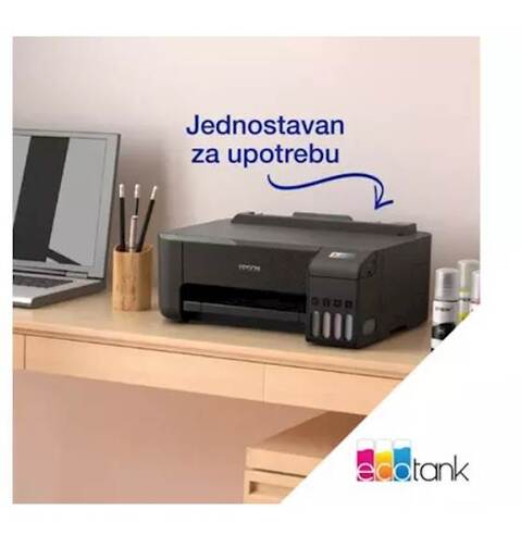 EPSON printer EcoTank L1270 USB, Wi-Fi, crni
