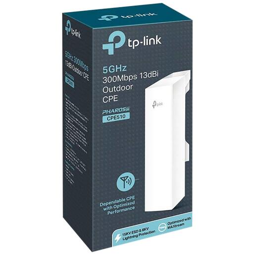 TP-LINK Wireless N Access Point, 300Mbps, 13dBi, 5GHz - CPE510