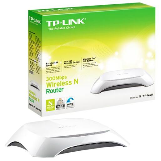 TP-LINK Wireless N Router, 4 porta, 300Mbps, 2.4GHz - TL-WR840N