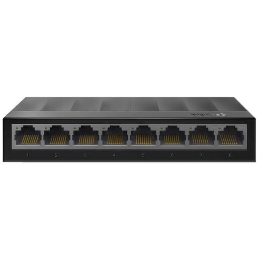 TP-LINK LiteWave 8-Port Gigabit Desktop Switch, 8 Gigabit RJ45 Ports - LS1008G