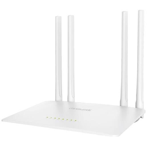 REDLINE Wireless N Router,Dual Band,4 port,1166 Mbps, 4x5 dBi antena - RL-WR4400