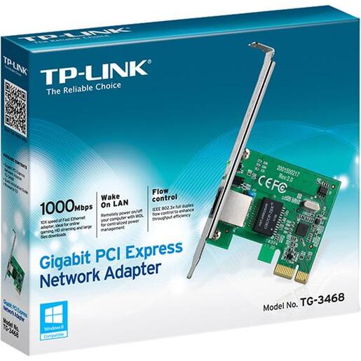 TP-LINK Mrežni adapter PCIe, gigabit 10/100/1000, ugradbeni - TG-3468