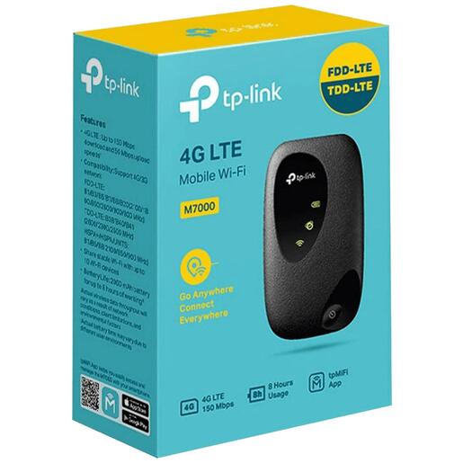TP-LINK 4G LTE mobilni WiFi router, 150 Mbps, WiFi 300 Mbps - M7200