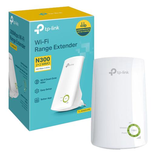 TP-LINK Wireless-N Extender-Access Point, 300Mbps, 2,4GHz - TL-WA854RE