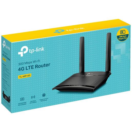 TP-LINK TP-Link TL-MR100 300Mbps Wireless N 4G LTE Router,build-in 4 - TL-MR100