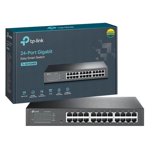 TP-LINK 24-Portni switch, 24 x 10/100/1000 Mbps - TL-SG1024DE