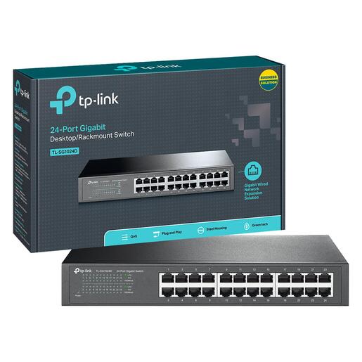 TP-LINK 24-Portni switch, 24x10/100/1000 Mbps - TL-SG1024D