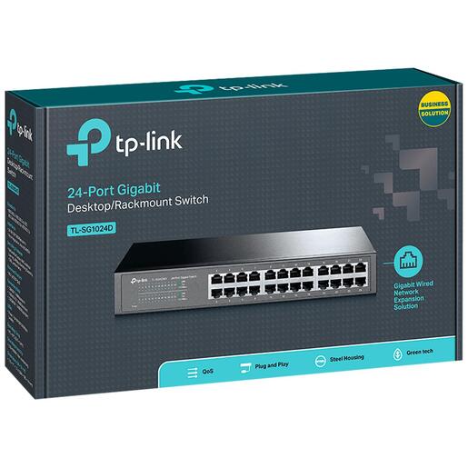 TP-LINK 24-Portni switch, 24x10/100/1000 Mbps - TL-SG1024D