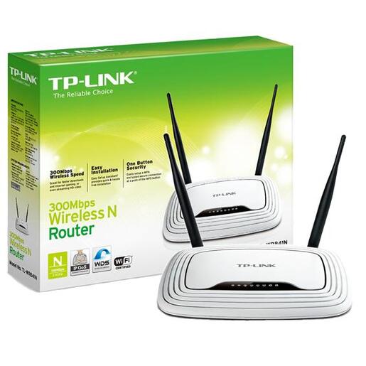 TP-LINK Wireless N Router, 4 porta, 300Mbps, 2x5dBi antena - TL-WR841N