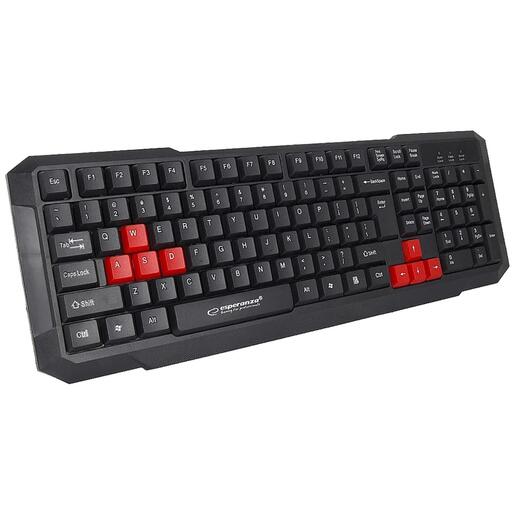 Esperanza Tipkovnica , gaming, USB, Aspis Red - EGK102R