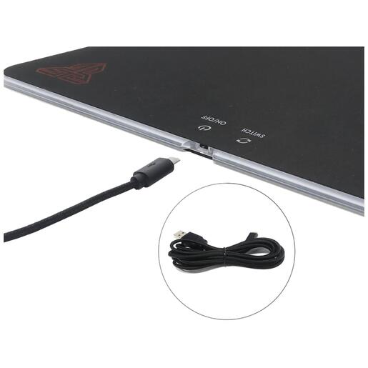 Fantech Podloga za miš, 355 x 255 x 6 mm, RGB - MPR350 Aurora