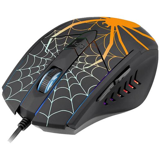 Tracer Miš optički, gaming, 1600 dpi, RGB, USB - GAMEZONE Black Widow RGB