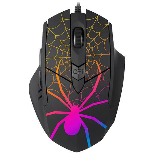 Tracer Miš optički, gaming, 1600 dpi, RGB, USB - GAMEZONE Black Widow RGB