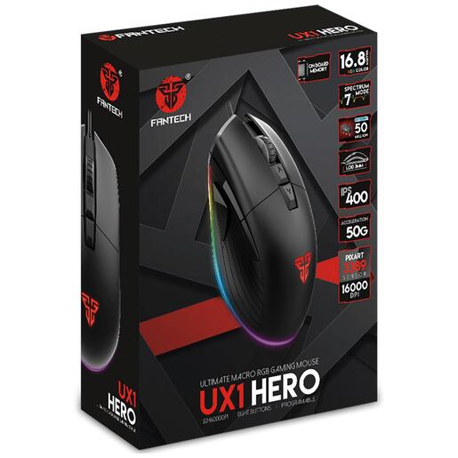 Fantech Miš optički, gaming, 16 000 dpi, USB - UX1 Hero