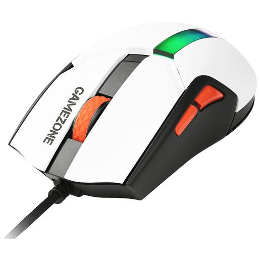 Tracer Miš optički, gaming, RGB, 12000 dpi, USB - GAMEZONE COOL White