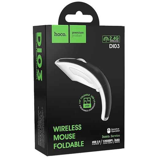 hoco. Miš bežični, 1200 dpi, USB2.0 - DI03 Foldable