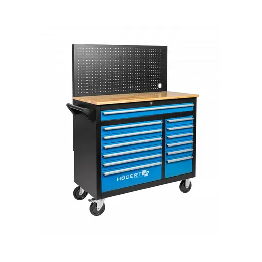 HOEGERT radionička kolica za alat sa zidnim panelom HT7G044