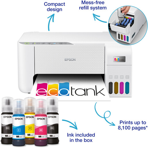 Epson multifunkcijski printer EcoTank L3276 Wifi