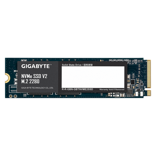 GIGABYTE SSD 256GB NVMe SSD V2 M.2 2280, PCI-Express 3.0 R: 3200MB/s, W: 1200MB/s