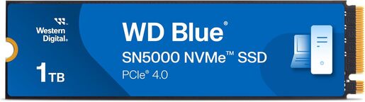 WESTERN DIGITAL SSD 1TB SN5000 NVMe Blue PCIe Gen4 x4,5,150/4900 MBs