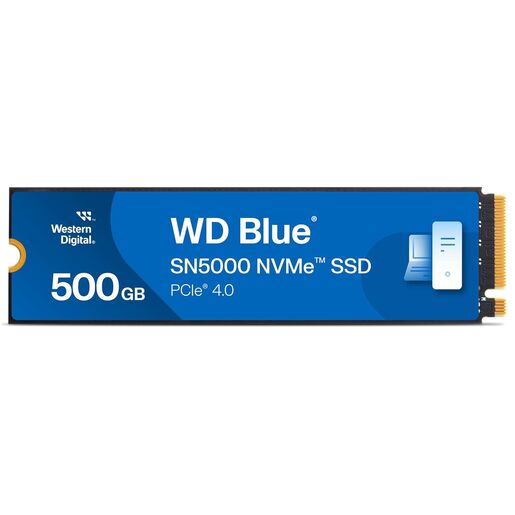 WESTERN DIGITAL SSD 500GB Blue SN5000 M.2 2280,PCIe Gen4,5000/4000 MB/s
