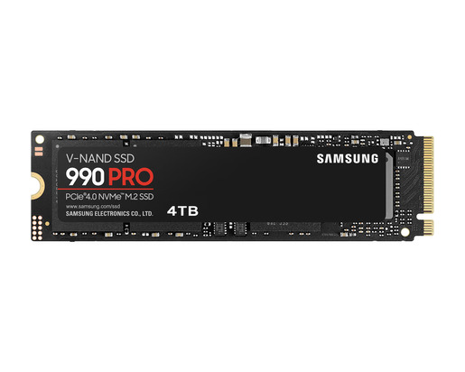 Samsung SSD 990 PRO 4TB NVMe M.2,PCIe Gen 4.0 x4 7450MB/s read,6900MB/s write