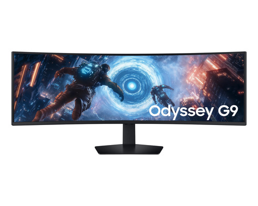 SAMSUNG monitor Odyssey G9 G91F gaming zakrivljeni, 49, DualQHD, VA, 350 cd/m2, AMD FreeSync Premium Pro, HDR600, DP, HDMI, 144Hz, 1ms