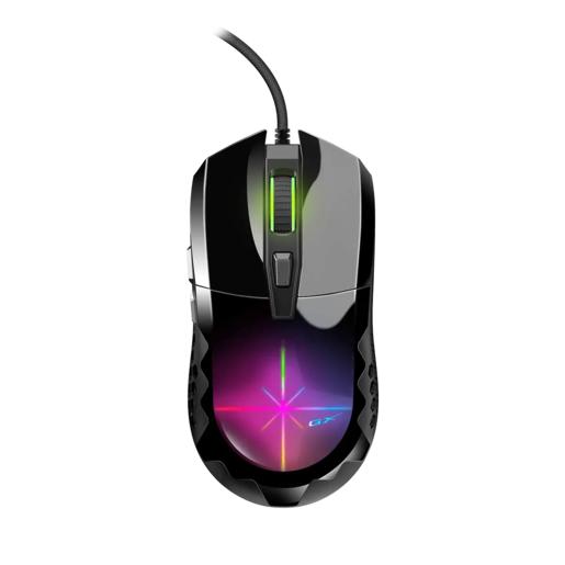 GENIUS miš M715 RBG gaming , USB žičani, crni