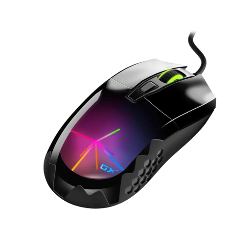 GENIUS miš M715 RBG gaming , USB žičani, crni