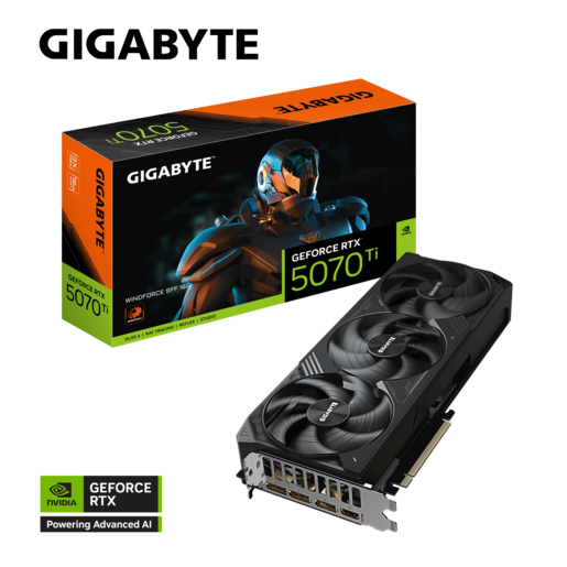 GIGABYTE grafička kartica nVidia GeForce RTX 5070 Ti Windforce SFF 16GB GDDR7