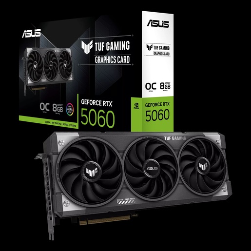 ASUS TUF grafička kartica nVidia GeForce RTX 5060 GAMING 8GB GDDR7, 3x DP, 1x HDMI