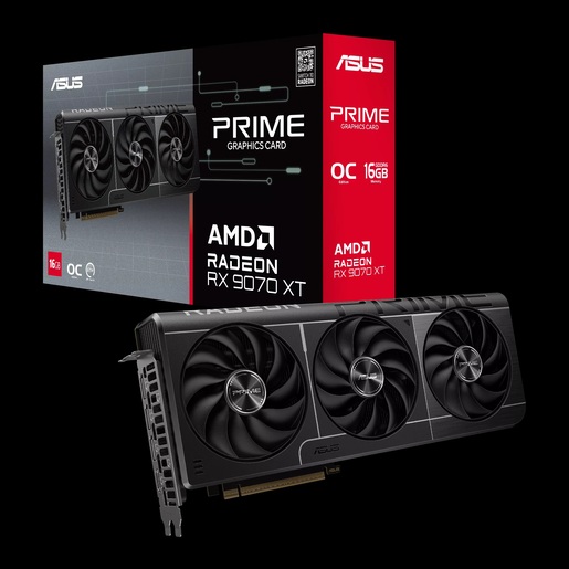 ASUS grafička kartica PRIME RX 9070XT 16GB GDDR6, 1x HDMI, 3x DP