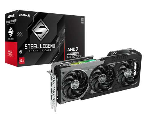 ASROCK grafička kartica AMD Radeon RX 9070 XT 16GB SL 16GB GDDR6, 256bit, 3xDP, HDMI