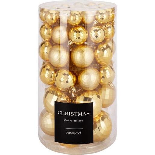 Koopman novogodišnje kugle set 64/1 zlatne