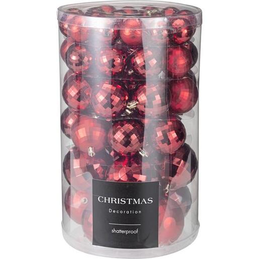 Koopman novogodišnje kugle set 64/1 crvene