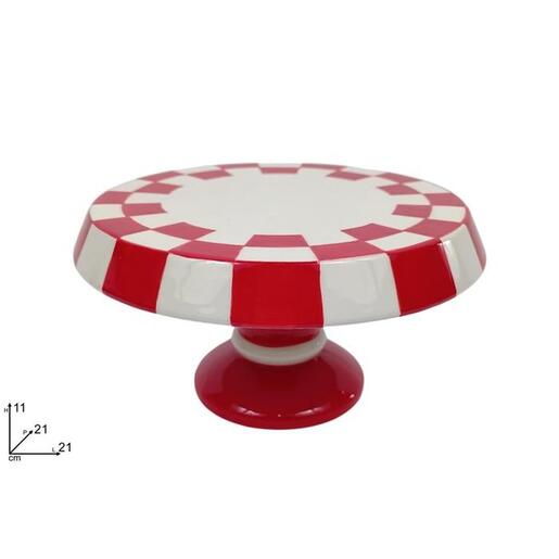 Due Esse oval na stalku 21 cm (visina 11 cm) – keramička dekoracija