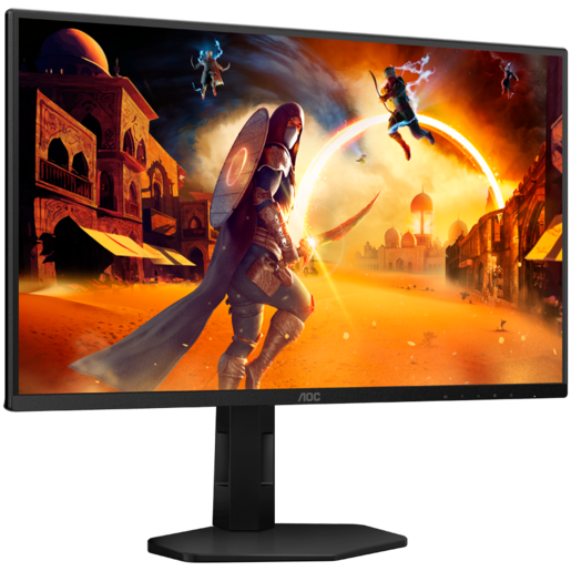 AOC monitor 25G4SXU gaming, 25, FullHD, IPS, 400 cd/m2, Adaptive Sync, HDR400, HDMI, DP, 310Hz, 0.3ms