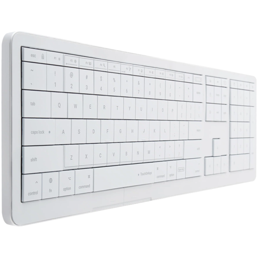 CLEVETURA CLVX 1 Touch-On-Keys AI bežična tastatura, ANSI US Mac layout, Scissor Switches, Aluminum Chassis, Interactive RGB, Mac/iPad/AppleTV/PC support