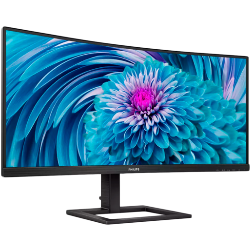 PHILIPS monitor 346E2CUAE zakrivljeni USB Type C, 34, UWQHD, VA, 300 cd/m2, Adaptive Sync, HDMI, DP, 100Hz, 1ms (