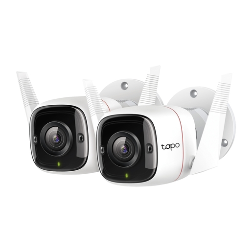 TP-LINK Tapo C310P2 Outdoor Security Wi-Fi Camera 2-PACK, 3MP, 2.4 GHz