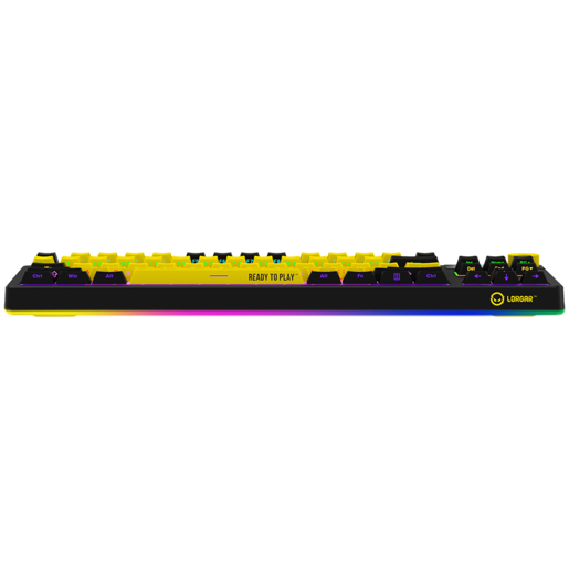 LORGAR tastatura KBP70TKLW gaming, mehanička bežična TKL Pro, crno žuta, EN layout